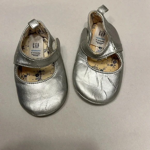 GAP Shoes Gap Baby Silver Shoes Poshmark